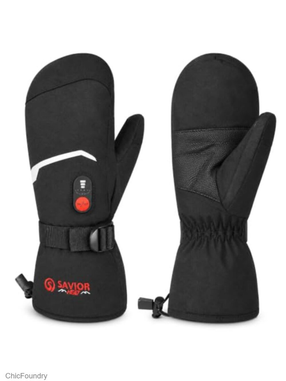 Heated Mittens Rechargeable Battery Gloves 3 Heat Settings Touchscreen
